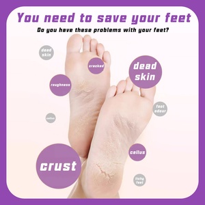 Rechargeable Pedicure <b>Files</b> Machine 1200rpm Electric Foot <b>File</b> Callus Remover With 60 Sandpaper Feet Dead Skin Removal - Product Image 5