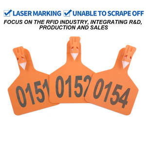 Qr TPU動物耳タグ付き家畜用HED-ET118カスタムイヤリング - Product Image 3