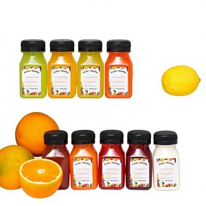 Botellas de Plástico para Shots de Jugo de 60 ml, Botellas Transparentes de Boca Ancha de PET, Frascos para Shots de Jengibre, Envases para Bebidas y Líquidos - Product Image 1
