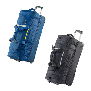 Trolley <strong>Travel</strong> <strong>Bags</strong> Waterproof Large Capacity Black Men Travelling <strong>Wheeled</strong> Useful Airport Duffle Trolley <strong>Bag</strong> - Product Image 6