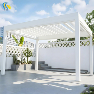 <span class=keywords><strong>Pergola</strong></span> rétractable en aluminium <span class=keywords><strong>bioclimatique</strong></span> électrique sur mesure <span class=keywords><strong>3x6</strong></span> pour balcon et décorations de jardin, écologique et imperméable - Product Image 4