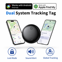 Traceur BLE, Balise Intelligente Double Système Anti-Perte Compatible avec Apple Find My et Google Find Hub