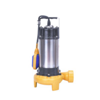 Bomba de corte de aguas residuales eléctrica automática de 1,3 kW Bomba de agua sumergible con interruptor de flotador