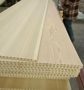 Vente chaude usine – Panneau mural SPC WPC de haute qualité en fibre de charbon, étanche, avec placage bois, pour décoration intérieure - Product Image 3