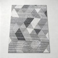 Tapis d'appoint en polyester à poils ras, procédé de tufting, prix de gros, best-seller en Europe
