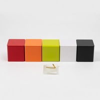 Boîte à thé hermétique en métal carrée de qualité alimentaire, personnalisable, pour le thé et le café, avec couvercle hermétique, emballage alimentaire en gros