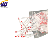 WANJIA Bouchon de conduit de lait de vache jetable Bouchon de mamelon Aiguille de traite Tétine Outil de soins de mammite Tétine de traite Bouchon de mamelon