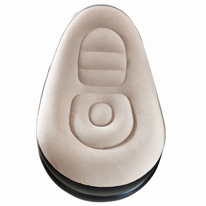 Inflatable Beanbag Chair Thickened Eco Friendly Pvc Flocked Recliner For Home And Outdoor Leisure - Product Image 4