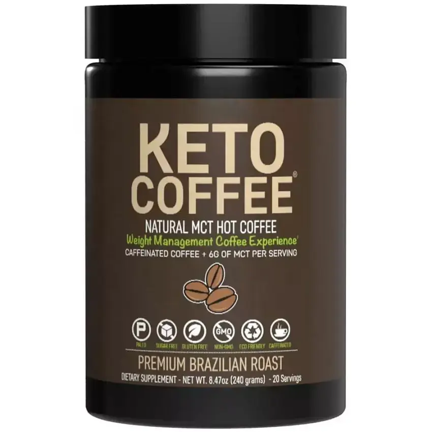 Biocaro oem/odm kto קפה רזה דיאטה ירידה במשקל אבקת kto קפה מיידית אבקת הרזיה קפה אובדן שומן צורב