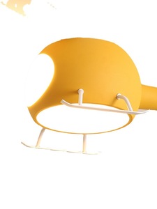 Lampes de chambre d'enfant, ventilateur de chambre à coucher en forme d'avion, simple et moderne, monté au plafond pour garçons et filles - Product Image 4
