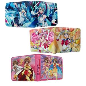 31 Styles Anime porte-monnaie carte sac marin lune carte Captor Sakura <span class=keywords><strong>Re</strong></span> zéro Rem Anime PU portefeuilles pliant portefeuille pour hommes femmes - Product Image 1