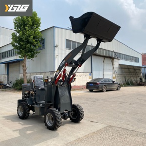 YUANGONG 4x4 Articulated Mini Wheel Loader Epa Compact 4wd Wheel Loader dengan Bucket Pengaduk Beton untuk Dijual - Product Image 2