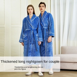 OEM ODM comodo tessuto in microfibra di grandi dimensioni collegato con Terry interno Hotel in microfibra accappatoio per gli uomini e le donne - Product Image 3