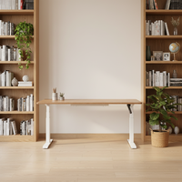 Bureau de travail électrique moderne pour ordinateur, réglable en hauteur, pour personnel, poste de travail assis-debout, table d'étude, mobilier de bureau