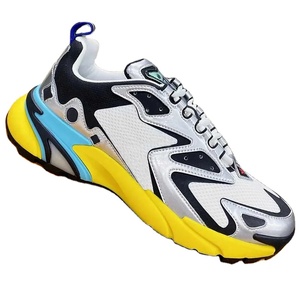 Chaussures de course tactiques de luxe pour hommes, baskets de créateur respirantes en maille, look élégant, design aux couleurs classiques, semelle intermédiaire confortable en TPU - Product Image 1