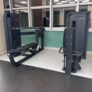 Gym fonctionnelle commerciale et équipement de Fitness à usage domestique assis large poitrine <span class=keywords><strong>presse</strong></span> double épaule couchée - Product Image 2