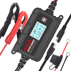 Cargador de Batería Inteligente para Automóvil, Mantenedor, Desulfatador, Pantalla LCD, 6V 12V 2A, para Baterías AGM de <span class=keywords><strong>Litio</strong></span>-Ion y Plomo-Ácido - Product Image 2