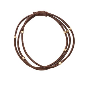 Bandas Elásticas para el Cabello Estilo Coreano, Lazos para el Cabello de Doble Capa, Anillos para el Cabello de Nailon y Spandex para Mujeres y Niñas, Uso Diario - Product Image 4