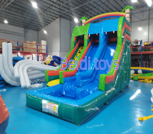 Thương mại cấp PVC Inflatable trượt nước trẻ em của nảy hồ bơi và nhảy lâu đài cho vườn hoặc trường học sử dụng trên bán - Product Image 2