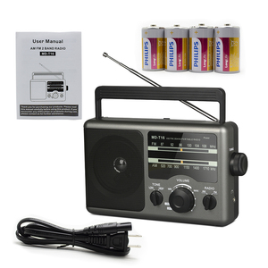 MEDING am fm radio a transistor a batteria con manopola grande - Product Image 2