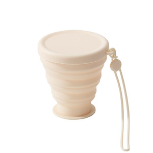 Collapsible Silicone Cup Portable Folding Water Bottle For Camping Outdoor Use Food Grade High Temperature Resistant - Product Image 4