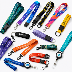Correa de Muñeca de Poliéster Pequeña de Venta Caliente, Cordón para Llaves con Transferencia Térmica por Sublimación, Llavero Personalizado, Cordón Corto - Product Image 1