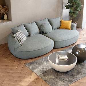 Sofá para el hogar, diseños <span class=keywords><strong>de</strong></span> ocio, moderno, respaldo bajo, seccional, doble conjunto, <span class=keywords><strong>muebles</strong></span>, tela, mini sofá, sala <span class=keywords><strong>de</strong></span> estar - Product Image 1