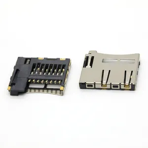 Micro SD Card Connector Push Push Type Normal Close SD Card Connector