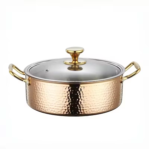 <span class=keywords><strong>Olla</strong></span> de Acero Inoxidable con Tapa de Vidrio, Apta para Lavavajillas, de Gran Capacidad, para Sopa - Product Image 2