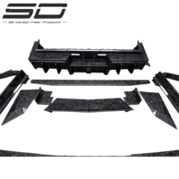 Kit carrosserie large style MSY en fibre de carbone SD de haute qualité pour Tesla Cybertruck, directement de l'usine, haute performance