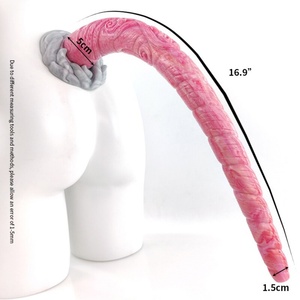 FAAK 46*5cm Long <span class=keywords><strong>Butt</strong></span> <span class=keywords><strong>Plug</strong></span> Unicorn Fantasy Dildo Soft Silicon Anal <span class=keywords><strong>Plug</strong></span> Sex Products With Suction Cup for Men and Women - Product Image 6