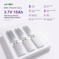 Batterie semi-solide ULi 350Wh/Kg 3.7V 15Ah haute densité, cellule rechargeable en pochette pour FPV et quadricoptère