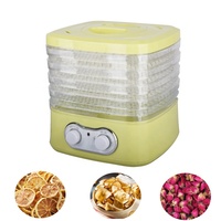 Huis 5-laags PS Bakjes Fruitdroogmachine MINI Voedseldroger 250W