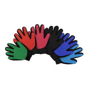 ถุงมือซิลิโคนสำหรับสัตว์เลี้ยงแบบเรียบง่าย พร้อมแปรงและหวี ป้องกันรอยขีดข่วน สำหรับแมว กำจัดขน อาบน้ำ นวด - Product Image 6