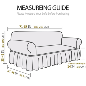 Inthetrend Jacquard Velvet Floral Modern <b>Sofa</b> <b>Cover</b> Skirt Elastic <b>Stretch</b> Washable Slipcover Sectional <b>Sofa</b> Non-slip Seat <b>Covers</b> - Product Image 2