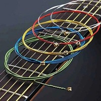 5pcs Rainbow Colorful Guitar Strings 1-6 E-A for Classical Classic Guitar Strings Classic Acoustic Folk Guitar Parts Accessories