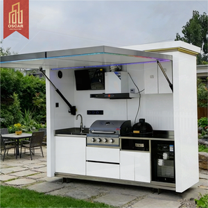 Perlengkapan Dapur Luar Ruangan Modern 2026 dari Baja Anti Karat, Grill BBQ Gas, Furnitur Luar Ruangan, Gudang Rumah Kolam Renang, Perlengkapan Hiburan Luar Ruangan, Dapur Luar Ruangan - Product Image 1