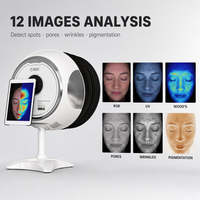 Appareil d'analyse cutanée IA 12 modes, scanner facial, lampe UV de Wood avec contrôle iPad pour cliniques dermatologiques et salons de beauté (vente en gros)