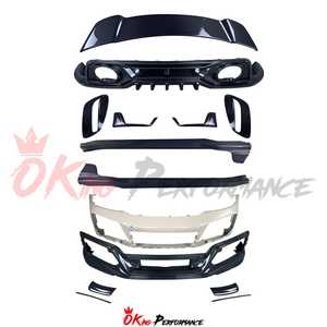 TA Street R Stil Trockene Kohlenstofffaser Komplettsatz Karosseriekit für Porsche 911 992 Turbo S - Product Image 1