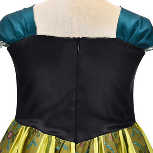 Disfraz de Princesa de Hielo de Dibujos Animados de <span class=keywords><strong>Anna</strong></span> y Elsa, Vestido de Lujo para Halloween, Disfraz de Carnaval para Niñas con Capa - Product Image 6
