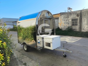 Etodevice Remolques de Comida Nuevos de 7.2 pies, Totalmente Equipados, Camión de Comida Rápida, Carrito de Comida, Cocina Móvil, Camión de Pizza en Venta - Product Image 3