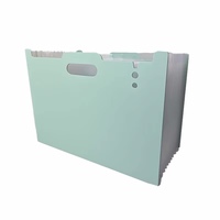 Protège-documents en mousse PP personnalisable avec logo du fabricant, 13 pochettes et pages intérieures transparentes, pour bureau et classement.