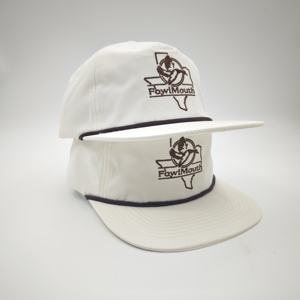 Casquette de baseball décontractée Richardson 5 panneaux à visière plate, ultra douce, en maille polyester-nylon 256, avec patch tissé personnalisé pour le hip-hop - Product Image 2