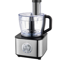 Robot culinaire professionnel 12-en-1 multifonction, machine de cuisine avec grand bol mélangeur de 3,2 L et accessoires standard