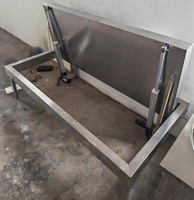 Plafonnier escamotable automatique en acier avec moteur robuste pour chambre, grenier et sous-sol