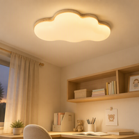 Lampu Langit-langit Awan Spektrum Penuh Modern Warna Krem untuk Kamar Anak