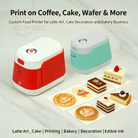 Impresora Portátil de Alimentos Suntec STF-23B, Impresora de Inyección de Tinta Inalámbrica con Tinta Comestible para Café Latte Art, Decoración de Pasteles, Suministros de Panadería