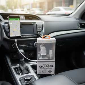 2in1 Car Charger 2.4A Dual Port with 3FT <b>USB</b> to Micro V8V9 <b>Cable</b> for Universal Cell Phone Device Made in China - Product Image 3