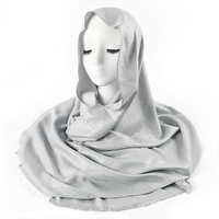 Nouvel Arrivage Transfrontalier : Foulard en Soie Bicolore Argenté, Tendance, Respirant et Doux, pour la Tête