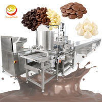 Machine à déposer les boutons de chocolat ORME, ligne de production de pépites de chocolat de 2 tonnes à vendre